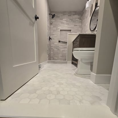 Half Bath to Full Suite 6