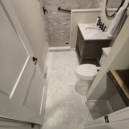 Half Bath to Full Suite 7