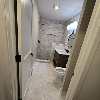 Half Bath to Full Suite 11